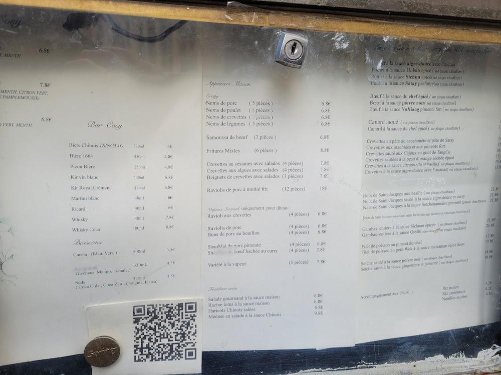 Le Cosy - Menu Image 1